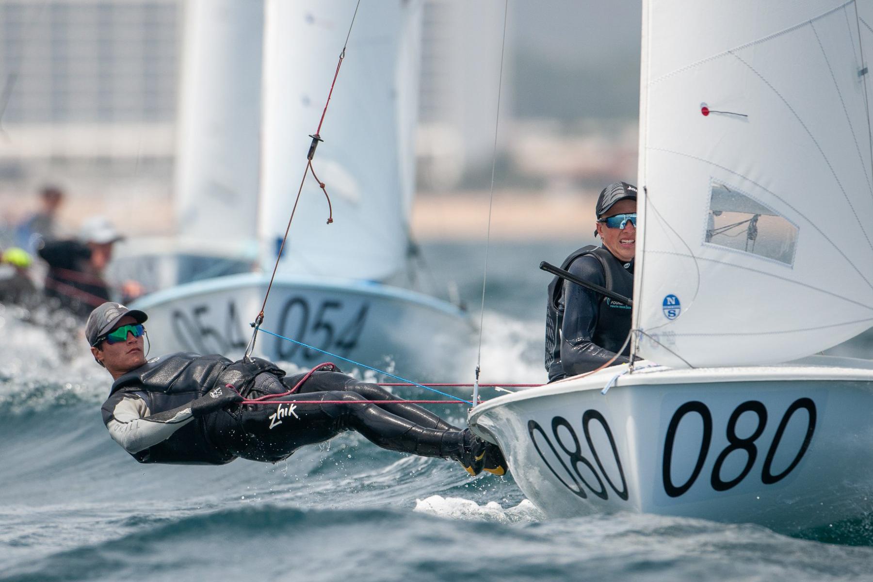 Menzies and McGlashan collect silver at 420 worlds | Yachting New Zealand